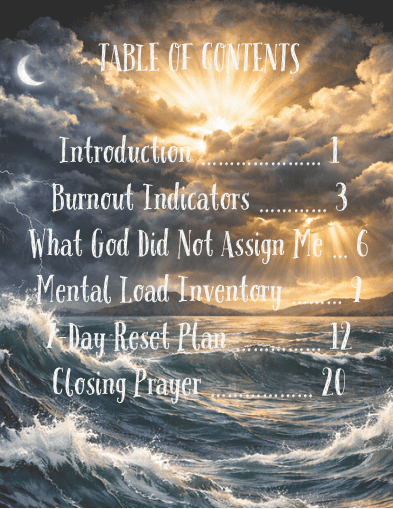 Take A Nap With Jesus | Christian Mental Reset Journal