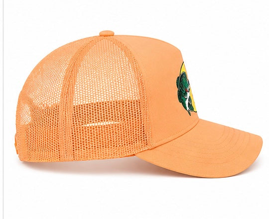 Bass Pro Shops Mesh Trucker Hat Snapback Adjustable Fishing Cap – Multiple Colors.