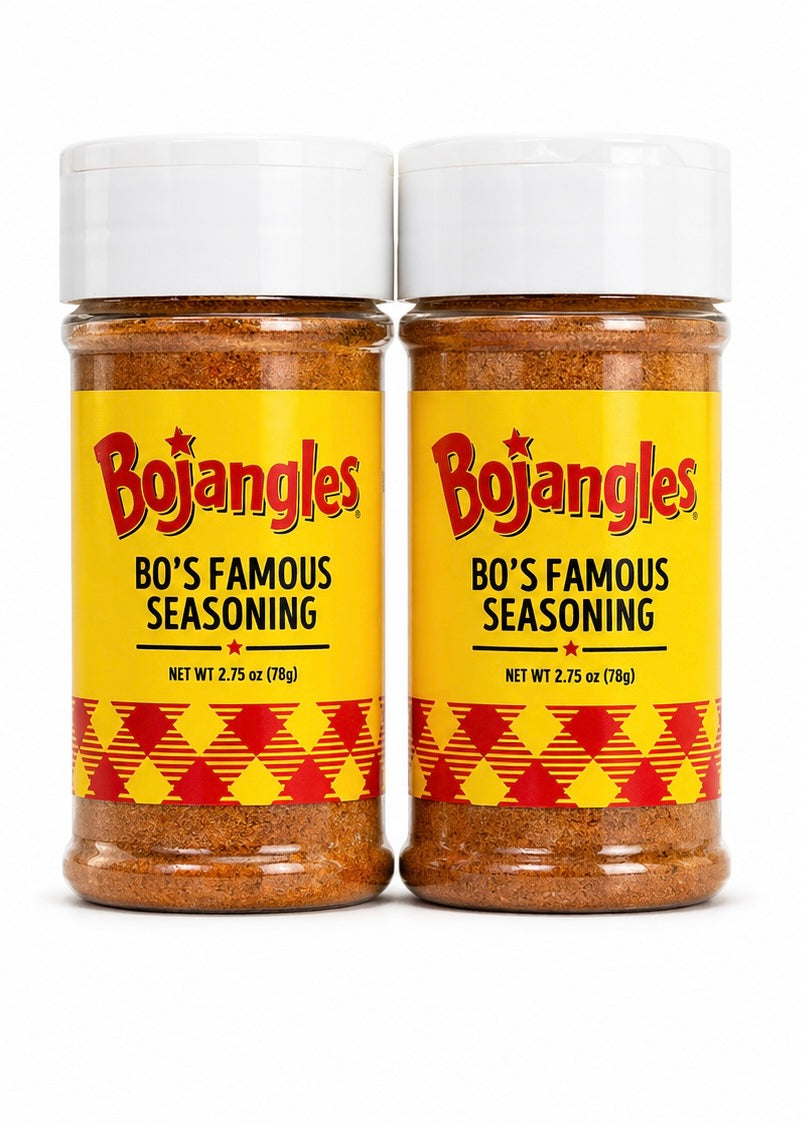 Bojangles Bo’s Famous Seasoning 2.75 oz | Original Chicken Seasoning | Southern Flavor Spice Blend (2 Pack)