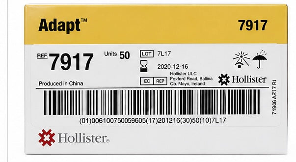 Hollister Adapt 7917 Skin Barrier Rings – 50 Count Ostomy Accessories