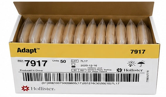 Hollister Adapt 7917 Skin Barrier Rings – 50 Count Ostomy Accessories