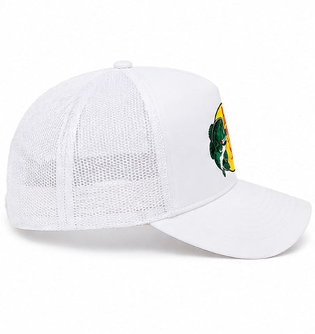 Bass Pro Shops Mesh Trucker Hat Snapback Adjustable Fishing Cap – Multiple Colors.