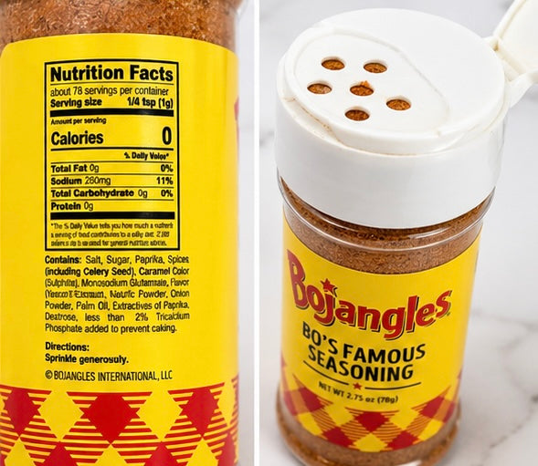 Bojangles Bo’s Famous Seasoning 2.75 oz | Original Chicken Seasoning | Southern Flavor Spice Blend (2 Pack)