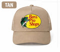 Bass Pro Shops Mesh Trucker Hat Snapback Adjustable Fishing Cap – Multiple Colors.